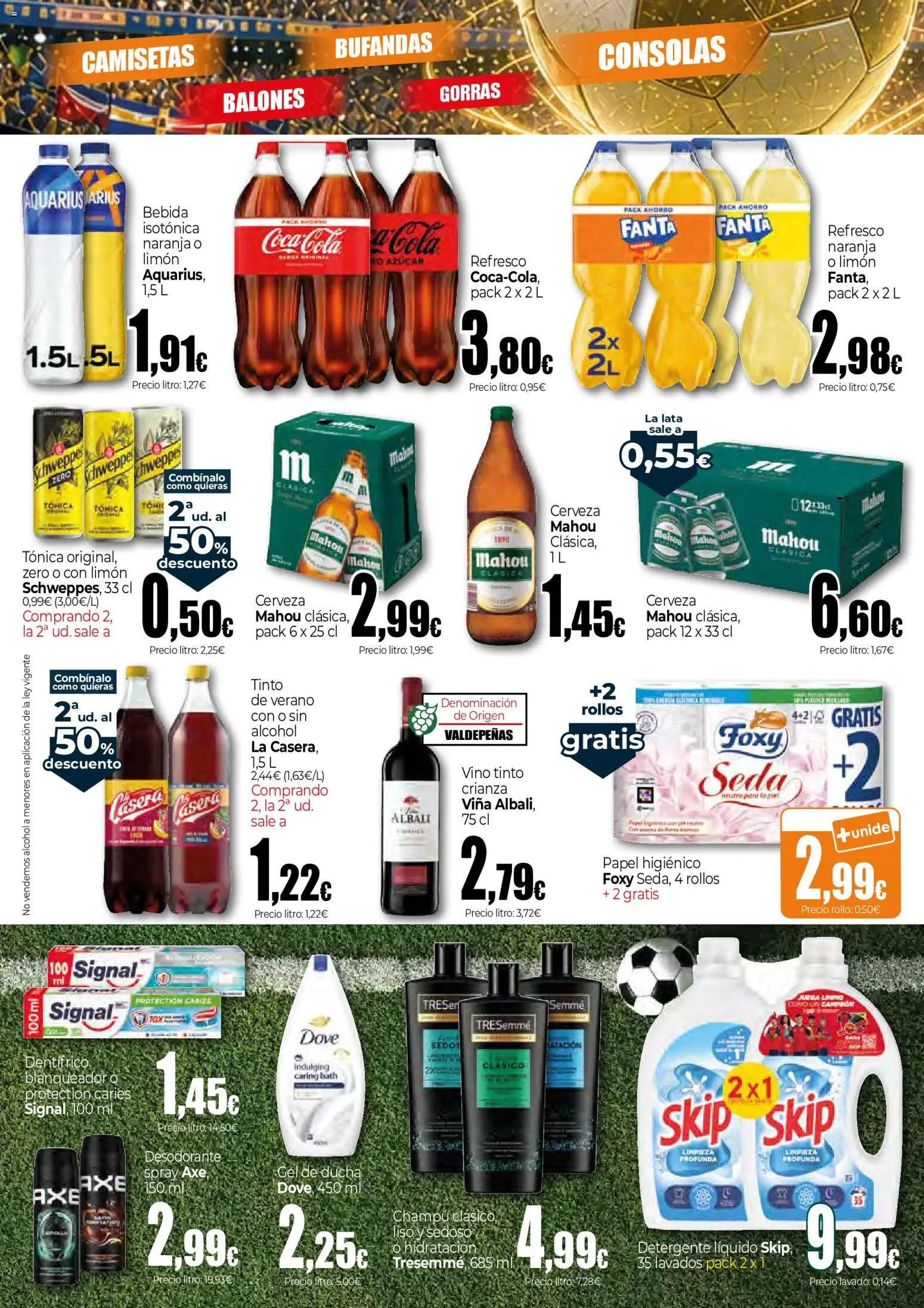 Unide - Supermercados │ válido desde el 04.06.2026 | Página: 3 | Productos: Desodorante, Vino, Papel higienico, Ducha