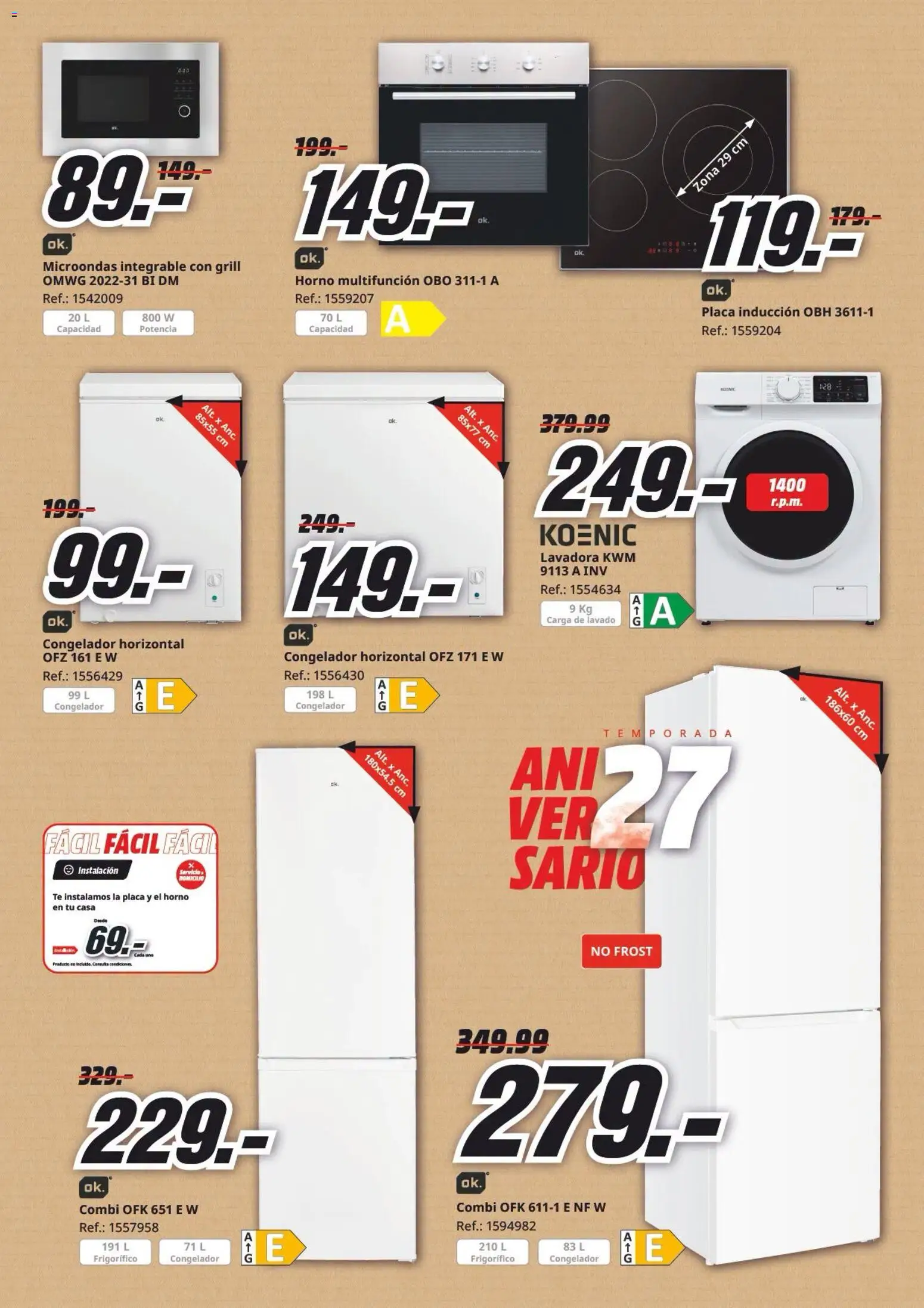 Media Markt folleto │ válido desde el 24/07/2026 | Página: 10 | Productos: El horno, Congelador, Lavadora, Combi