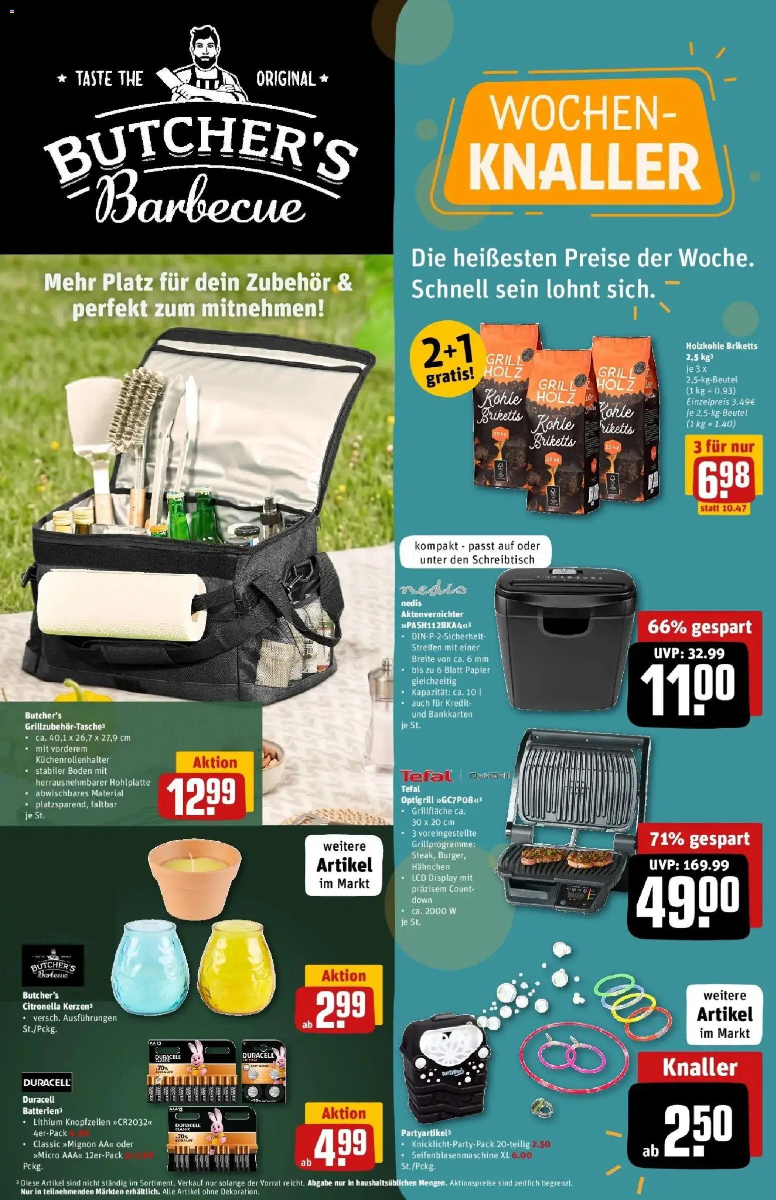 REWE Prospekt ab 04.05.2026 zum Blättern » Angebote | Seite: 35 | Produkte: Aktenvernichter, Grill, Hahnchen