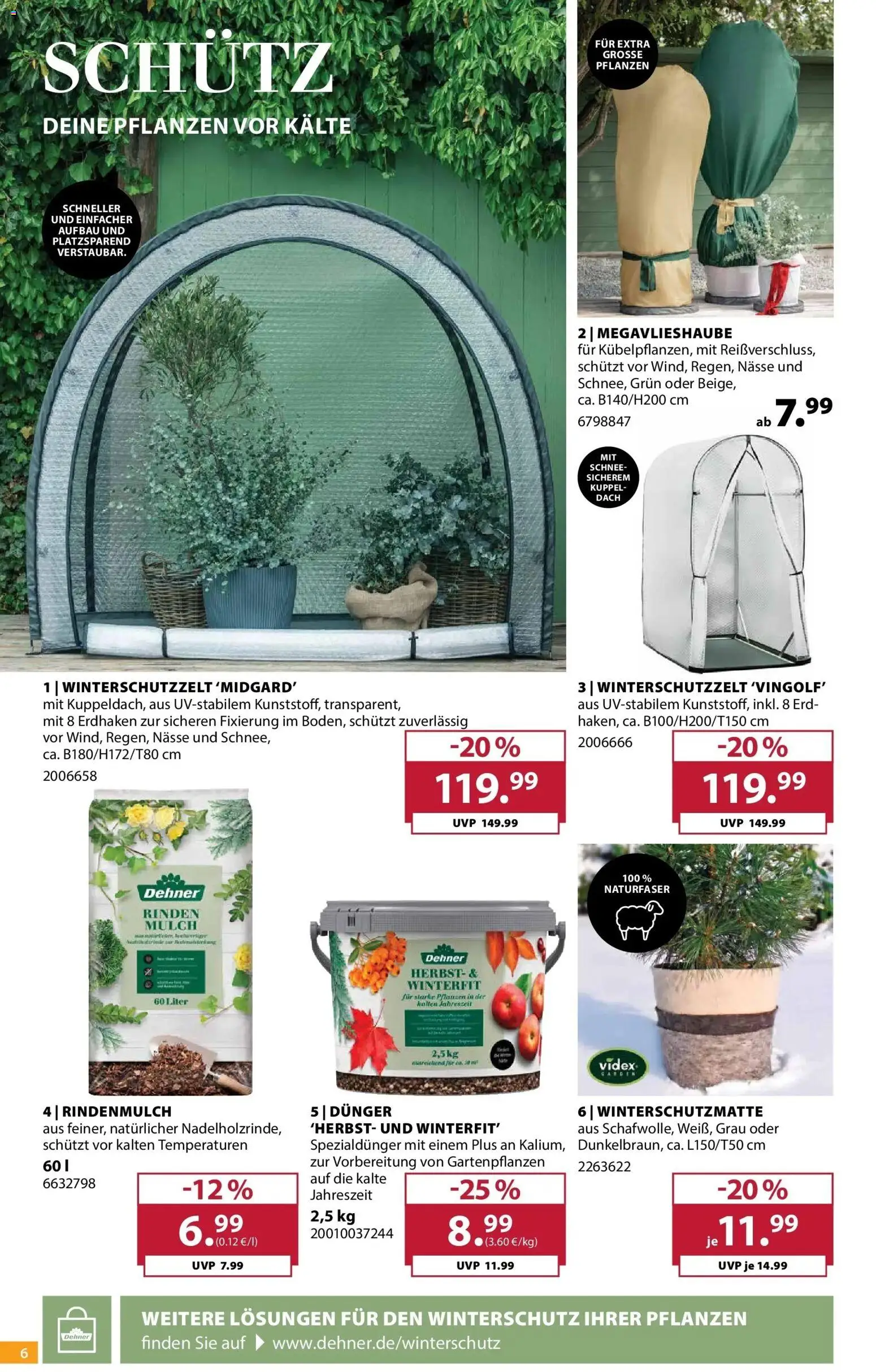 Dehner - Dehner: Garten & Zoo (ab 14.10.2026) zum Blättern | Seite: 6 | Produkte: Rindenmulch