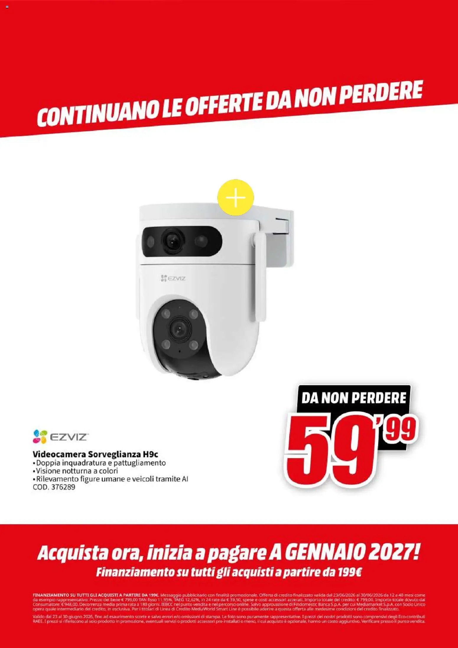 Volantino Media World del 23/06/2026 | Pagina: 23 | Prodotti: Videocamera