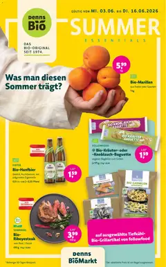 Denns BioMarkt Flugblatt ab 03.06.2026 gültig