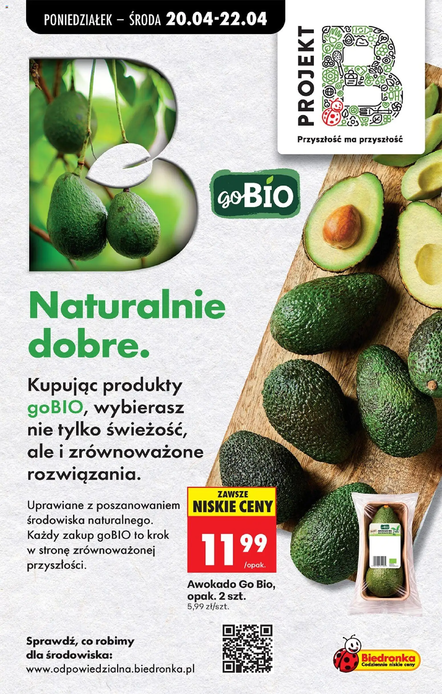 Biedronka gazetka od poniedziałku od 20.04.2026 | Strona: 46 | Produkty: Awokado