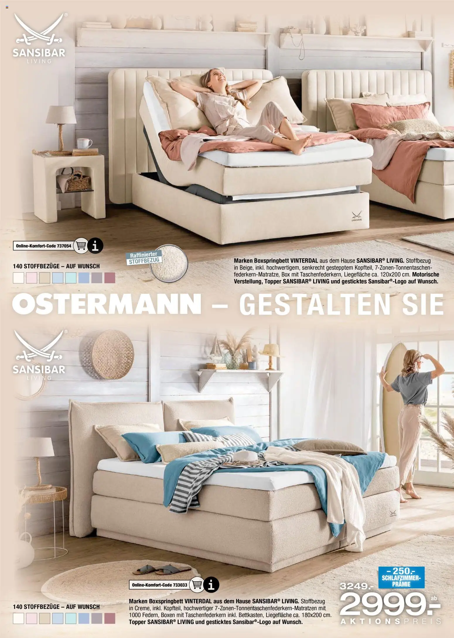 Ostermann Schlafen-spezial – gültig ab 28.05.2026 | Seite: 4 | Produkte: Boxspringbett, Topper, Box
