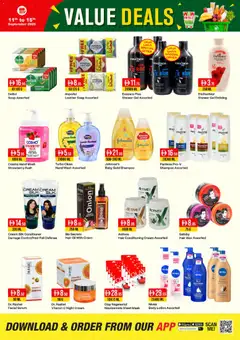 Preview of Westzone Supermarket catalogue valid from 11 Sep, 2026 | Page: 10 | Products: Cream, Lotion, Shampoo, Shower gel