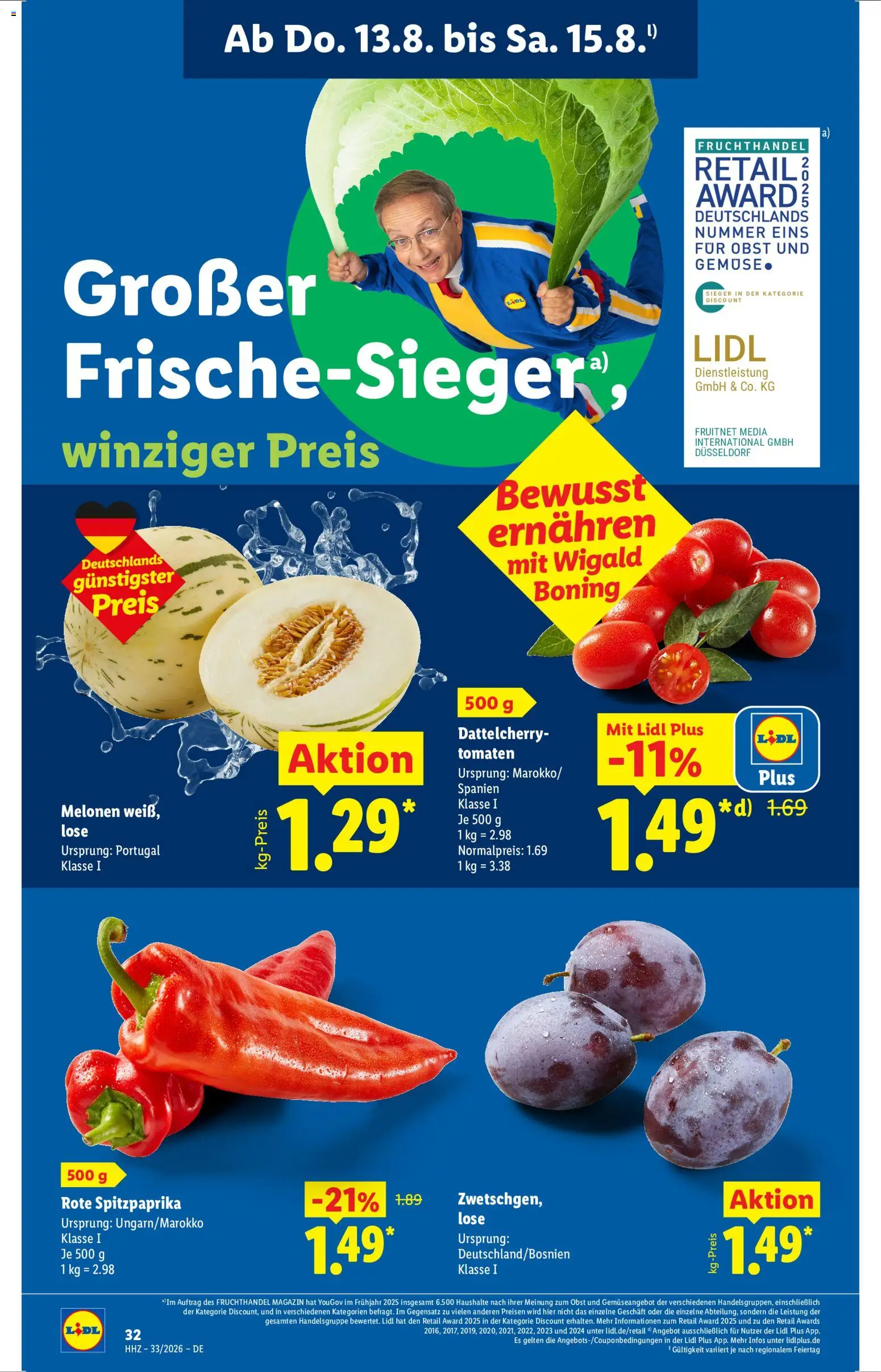 Lidl Prospekt – gültig ab 10.08.2026 | Seite: 60 | Produkte: Tomaten, Gemüse, Obst, Magazin