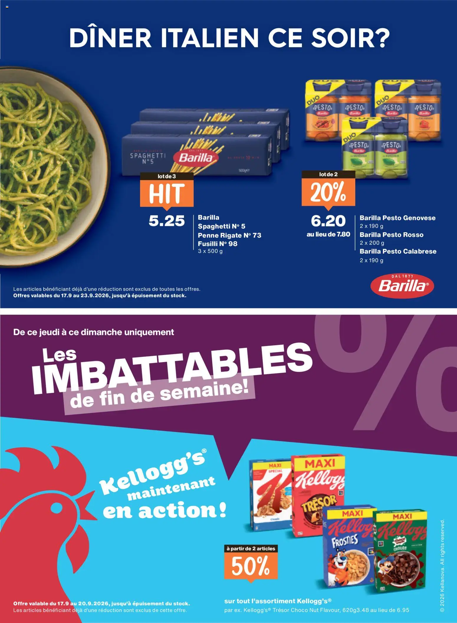 Migros aktionen Magazine FR – gültig ab 16.09.2026 | Seite: 30 | Produkte: Barilla, Pasta