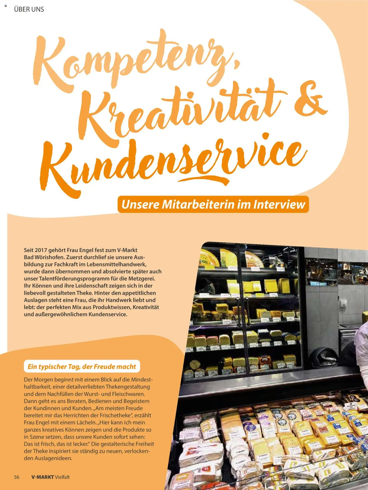 V-Markt Vielfalt Mai / Juni – gültig ab 01.05.2026 | Seite: 56 | Produkte: Theke, Bad, Wurst
