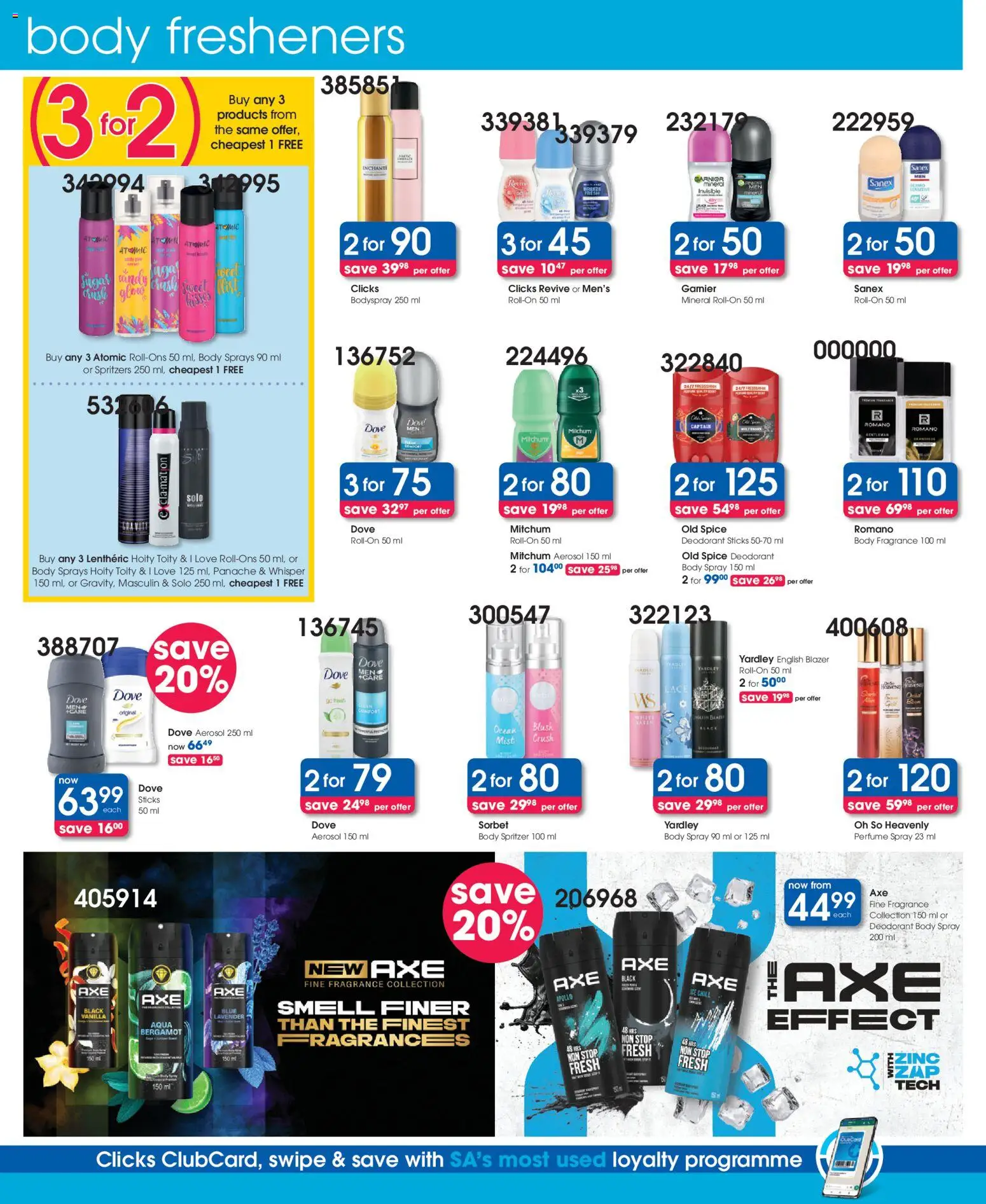 New Clicks catalogue – valid from 21.05.2026 | Page: 20 | Products: Blazer, Fragrance, Blush, Deodorant