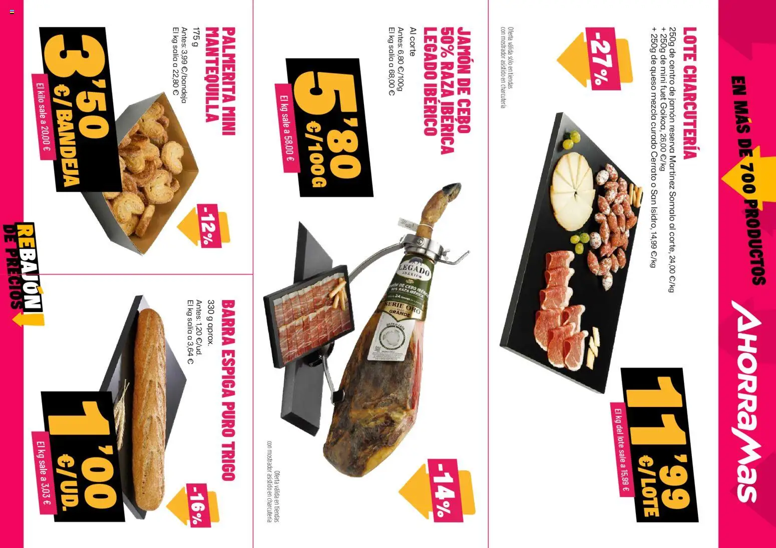 AhorraMas folleto │ válido desde el 11.06.2026 | Página: 7 | Productos: Queso, Jamón, Συσκευή ροής, Bandeja