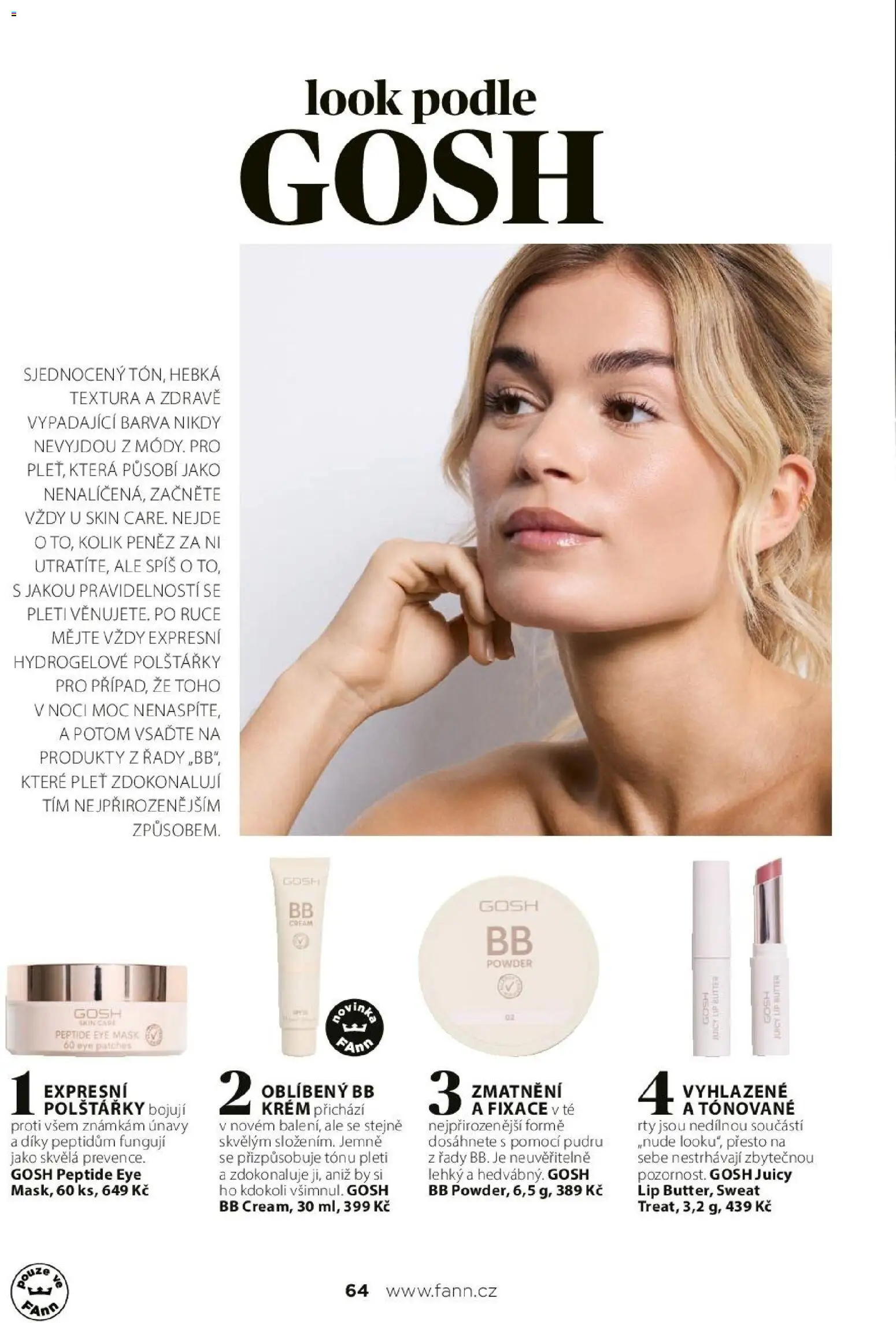 FAnn parfumerie katalog Podzim 2026 od 01.09.2026 | Strana: 64 | Produkty: Polštářky, Krém