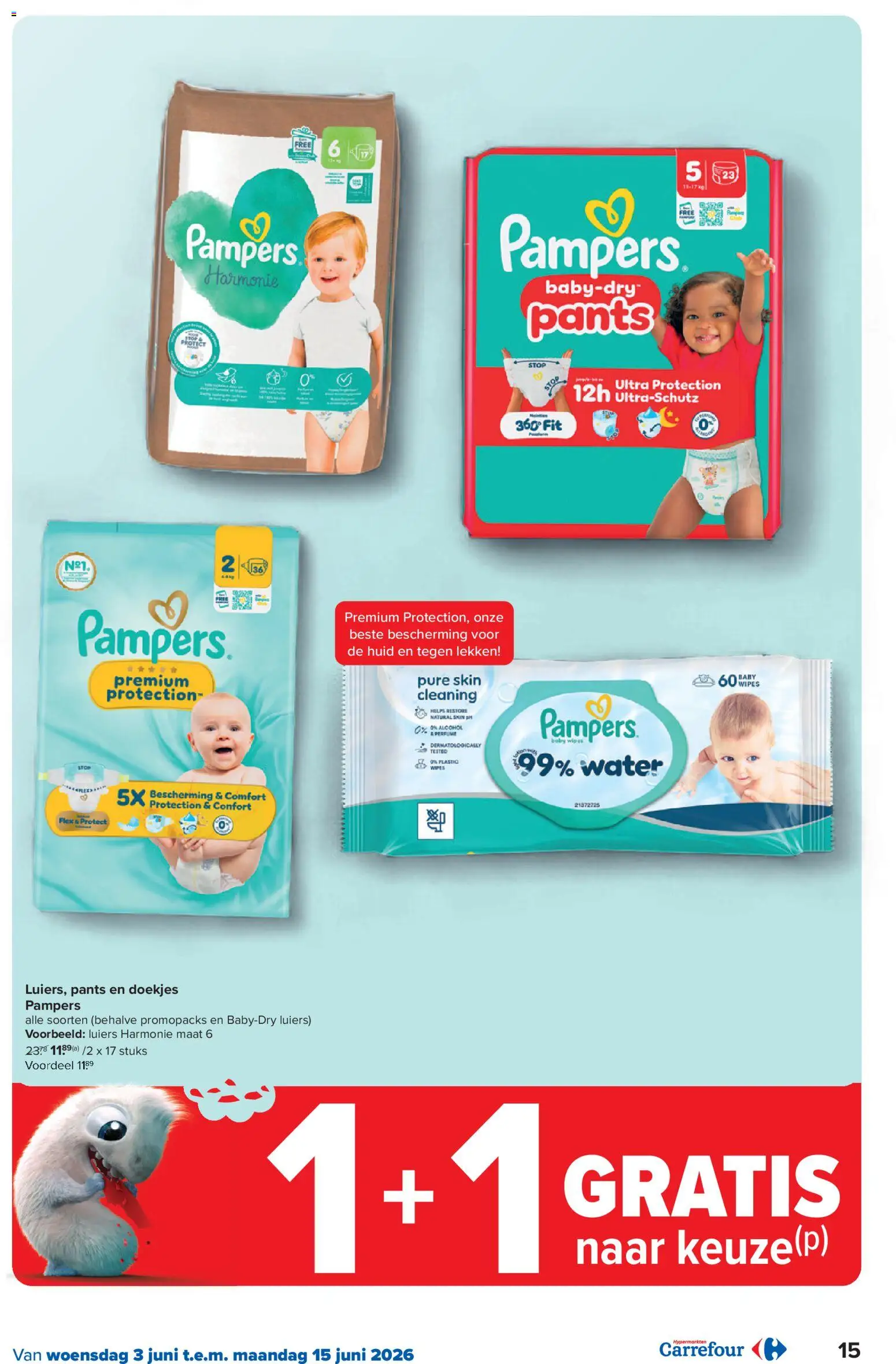 {H1} | Pagina: 15 | Producten: Pampers, Alcohol