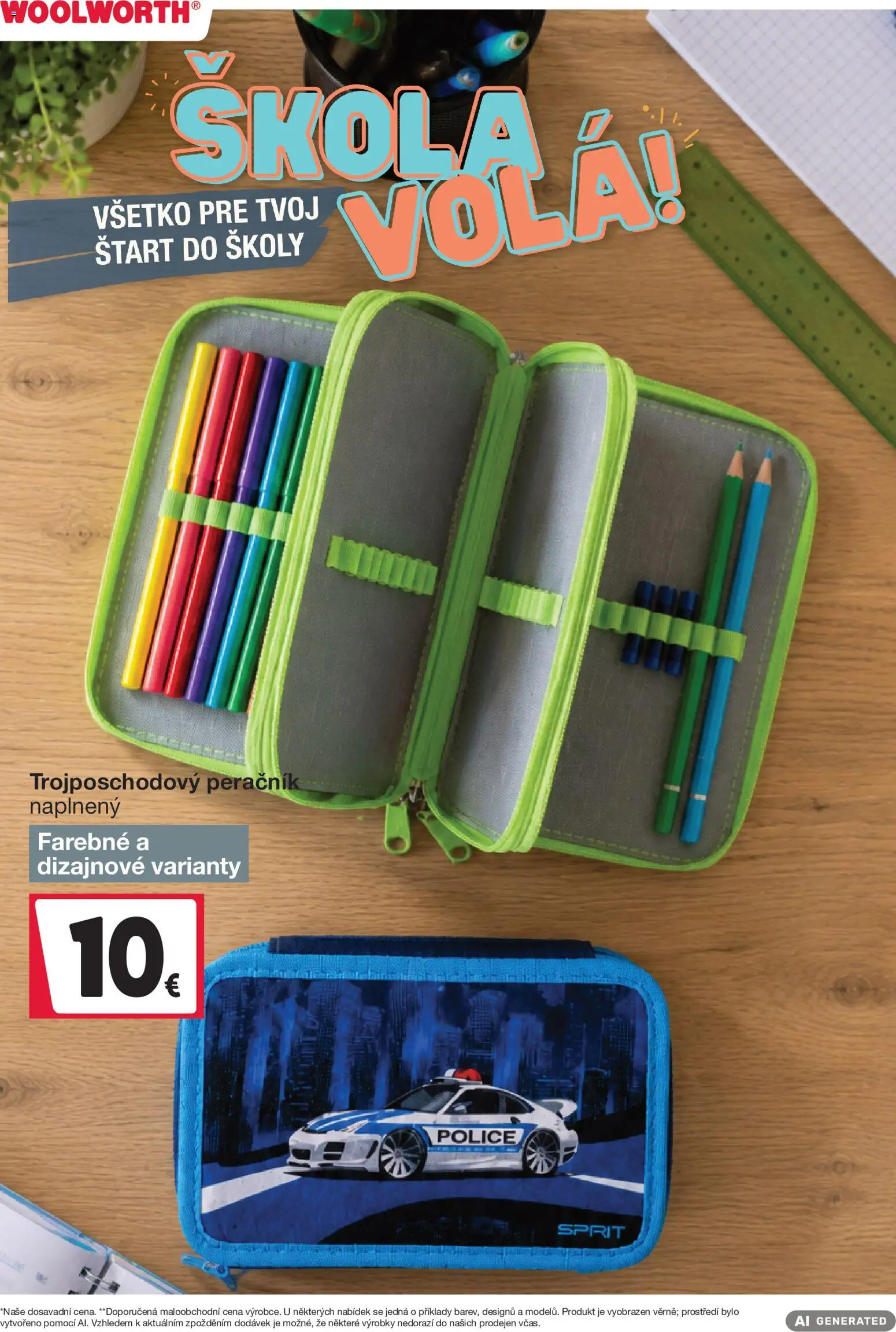 Nové Woolworth akcie – leták je platný od 21.08.2026 | Strana: 12 | Produkty: Police, Peračník
