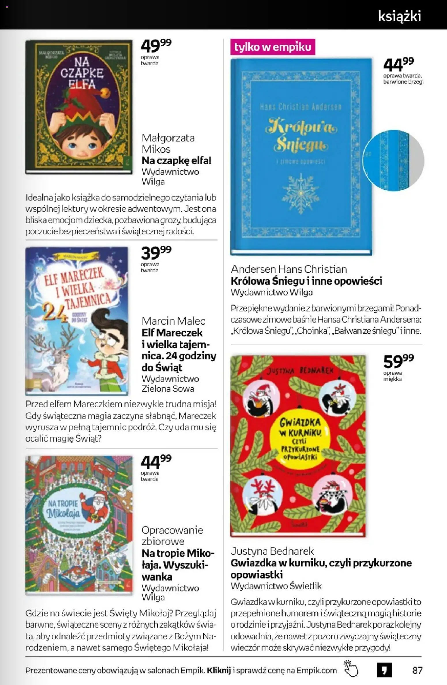 Empik Black Weeks od 28.10.2026 | Strona: 87 | Produkty: Książki