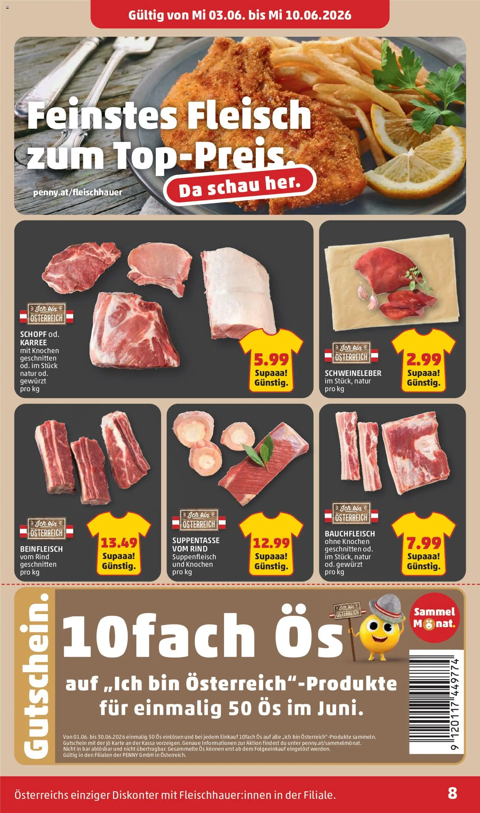 Penny Markt - Flugblatt gültig ab 03.06.2026 | Seite: 8