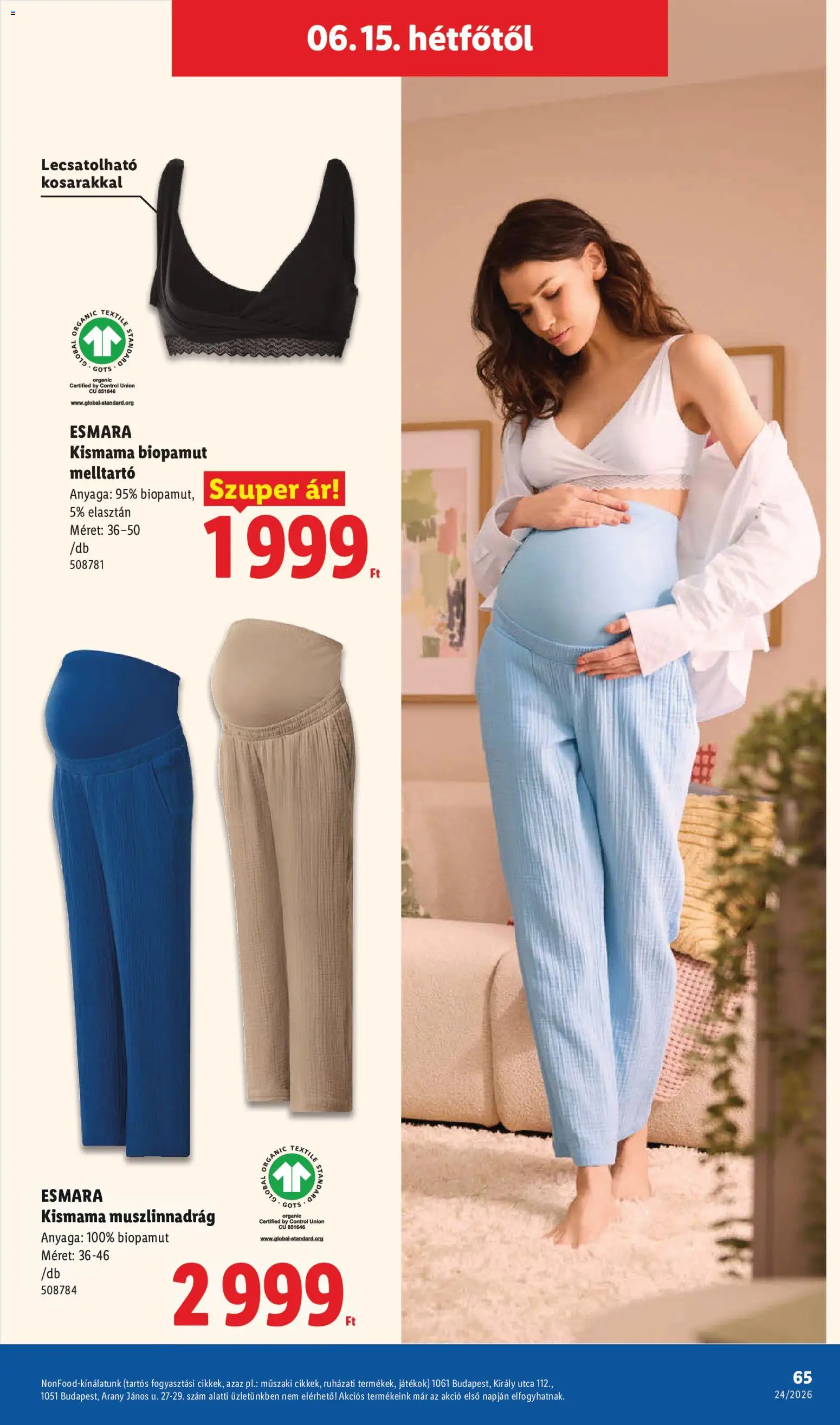 Lidl akciós ujság - amely érvényes a következő dátumtól: 11.06.2026 | Oldal: 65 | Termékek: Játékok, Melltartó