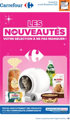 Carrefour - Prévisualisation de Carrefour Innovations de septembre valide à partir de 01/09/2026