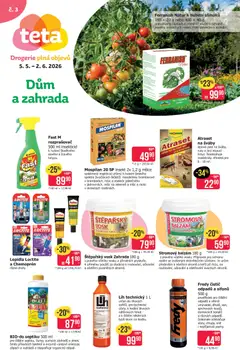 Náhled letáku TETA Drogerie leták - Dům a zahrada od 05.05.2026