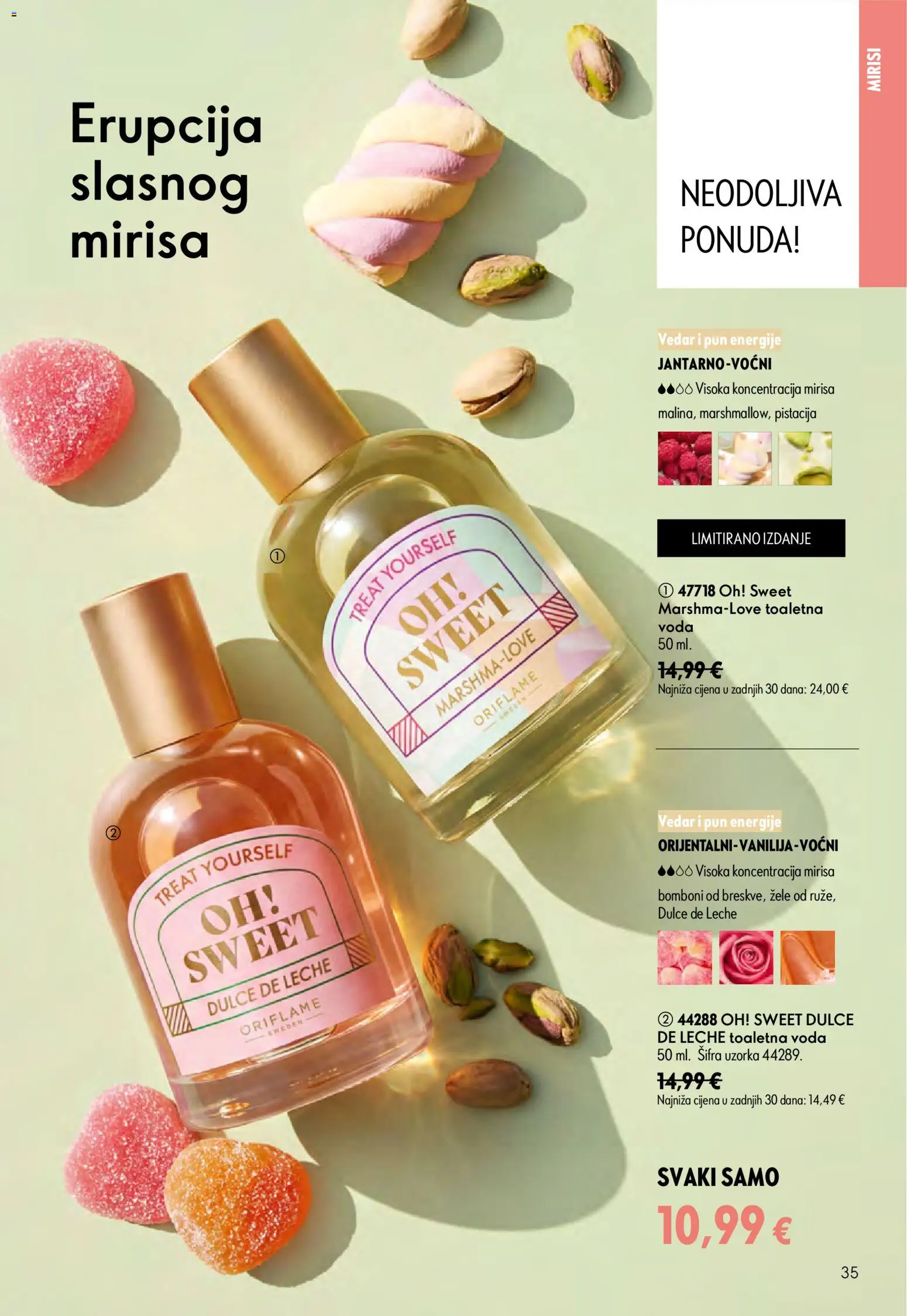 Oriflame katalog | vrijedi od 24.06.2026 | Stranica: 35 | Proizvodi: Bomboni, Voda