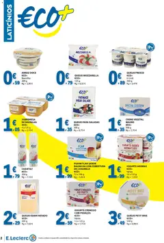 Pré-visualização E.Leclerc - Folheto Especial Eco e Marca Guia válido de 08/09/2026 | Página: 2 | Produtos: Queijo Mozzarella, Sobremesa, Saladas, Arroz