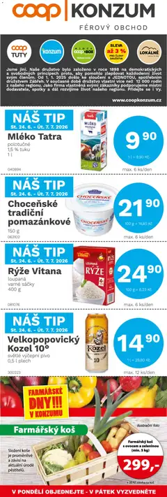 Náhled letáku Konzum leták od 24.06.2026