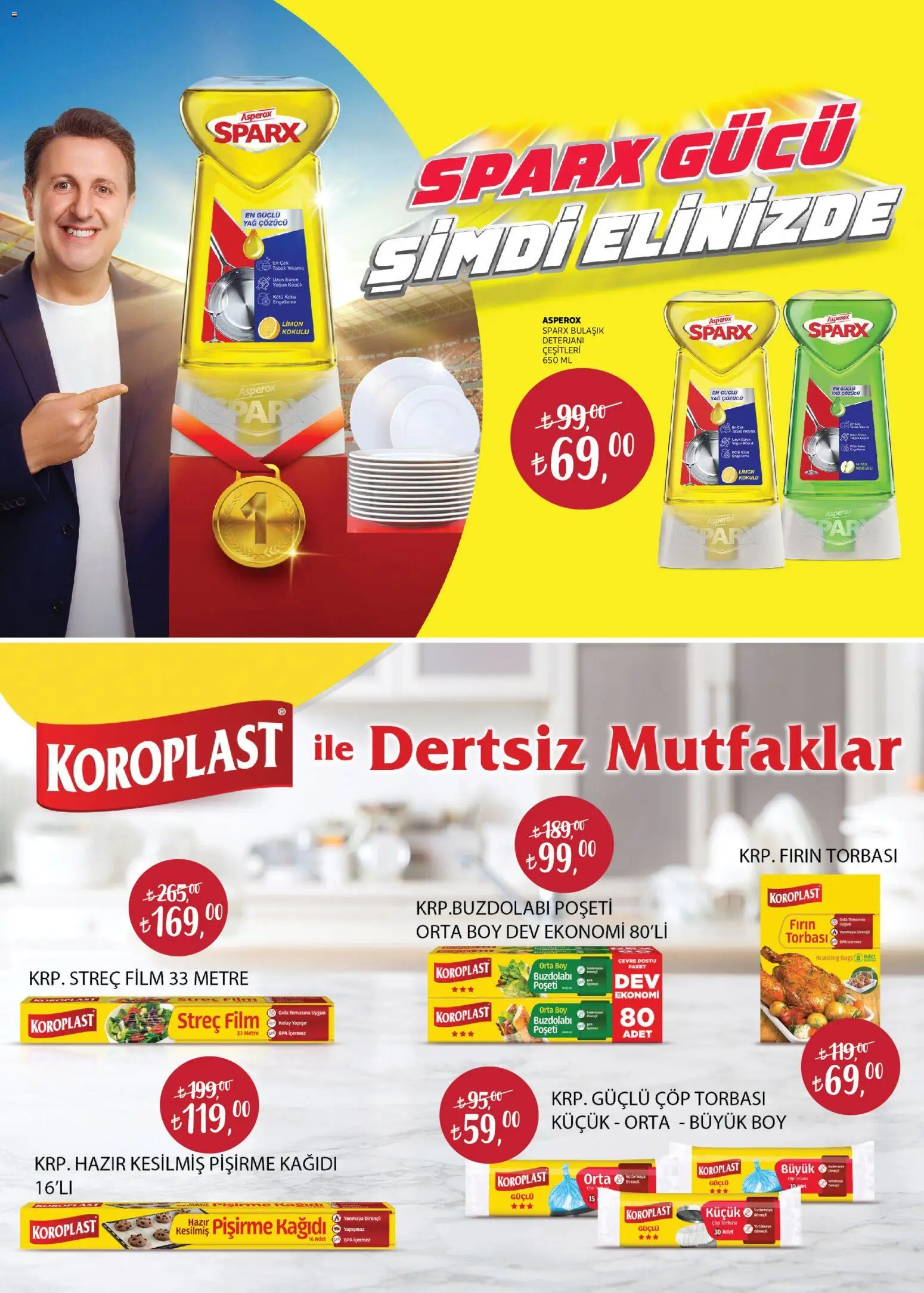 Rossmann - Mayıs Ev & Yaşam Kataloğu - 30.04.2026 tarihinden itibaren geçerlidir | Sayfa: 7 | Ürünler: Çöp torbası, Yağ, Buzdolabı, Fırın