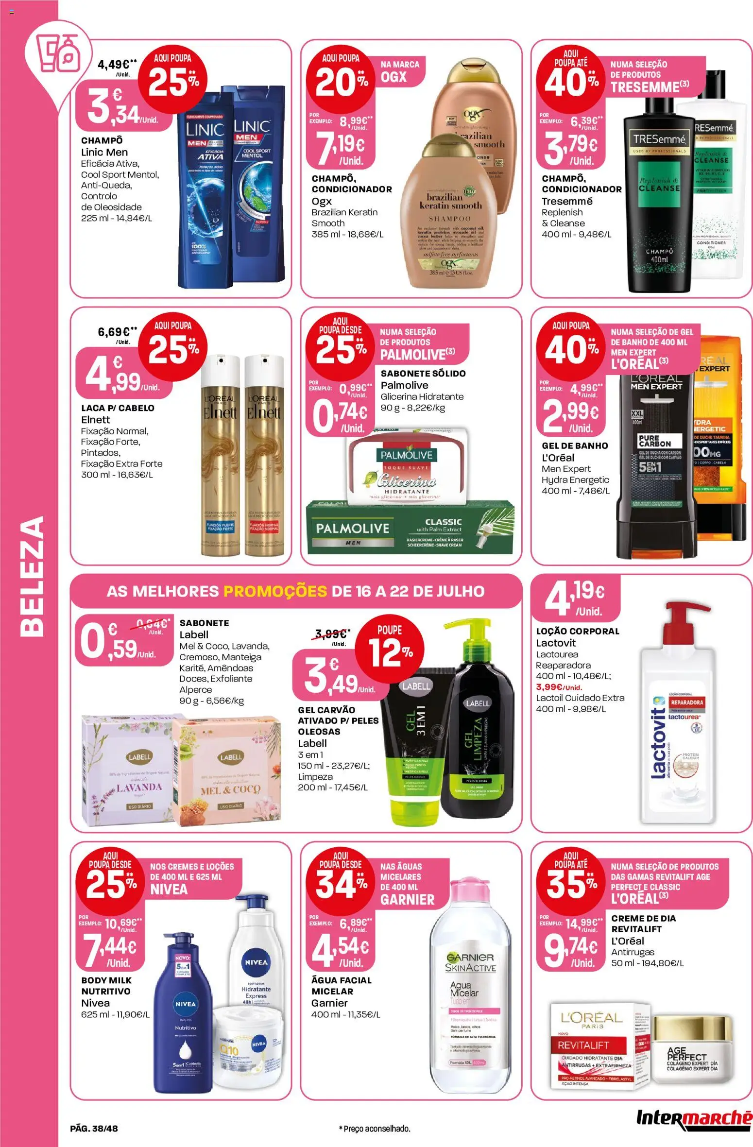 Intermarché folheto │ válido de 16/07/2026 | Página: 38