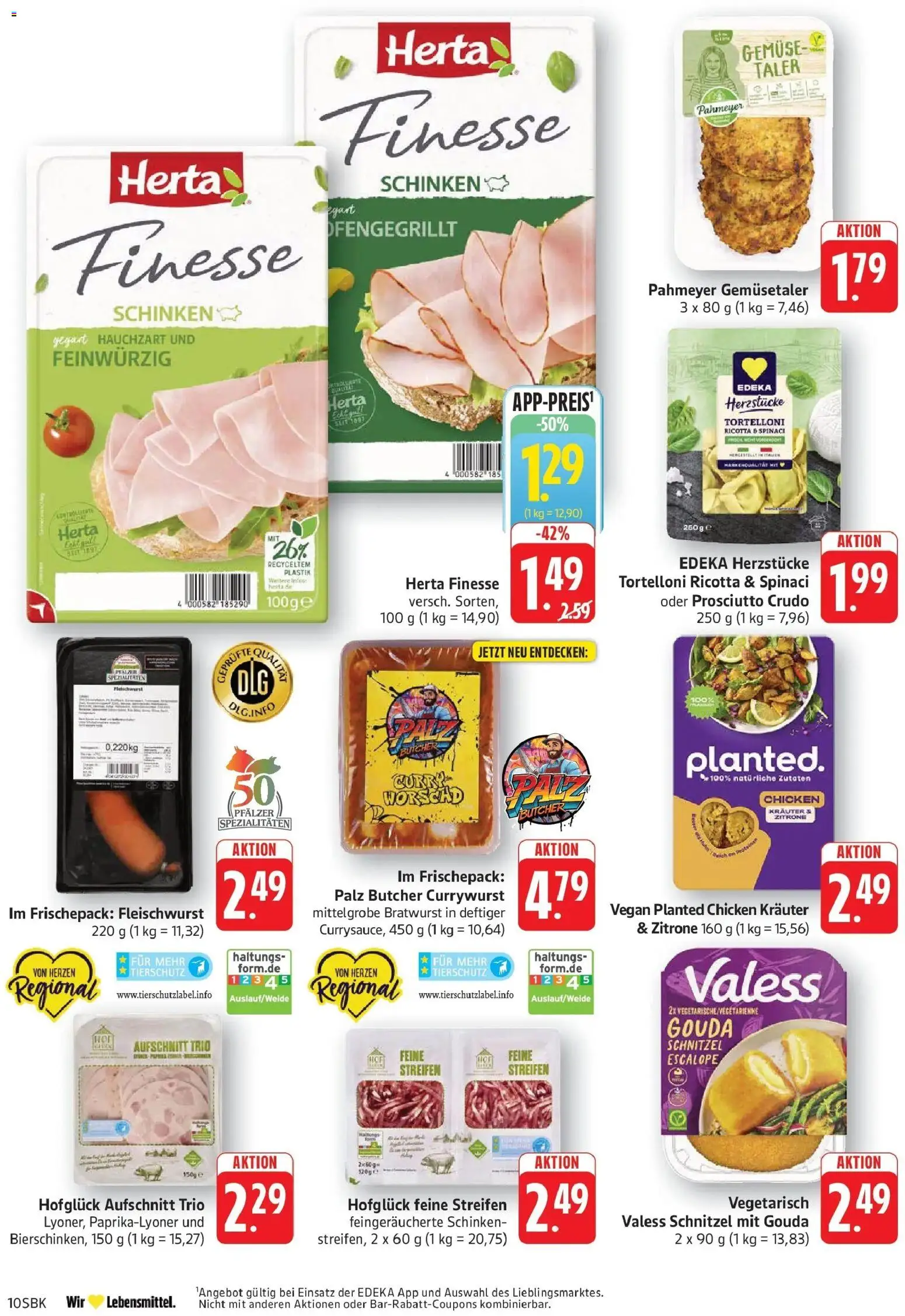 Edeka Prospekt Walldorf (ab 10.08.2026) » Angebote Online | Seite: 10 | Produkte: Spezialitäten, Bratwurst, Schnitzel, Zitrone