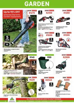 Leroy Merlin specials catalogue – valid from 01.05.2026 | Page: 10 | Products: Gloves, Bag, Chainsaw, Battery