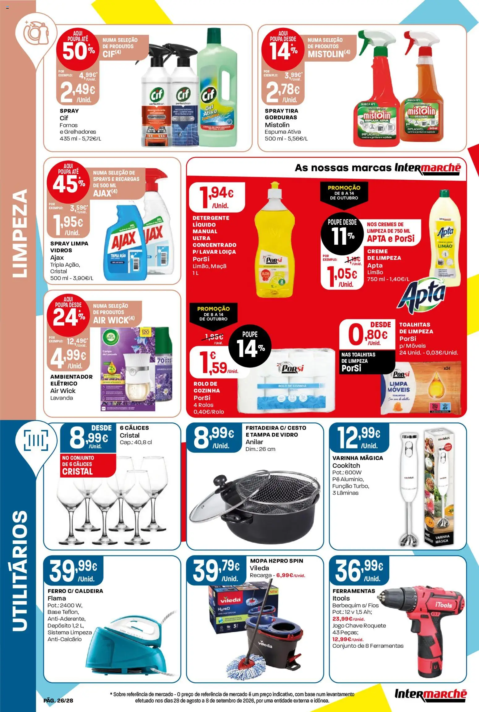Intermarché folheto Contact │ válido de 08/10/2026 | Página: 26 | Produtos: Anticalcário, Ferramentas, Base, Maça