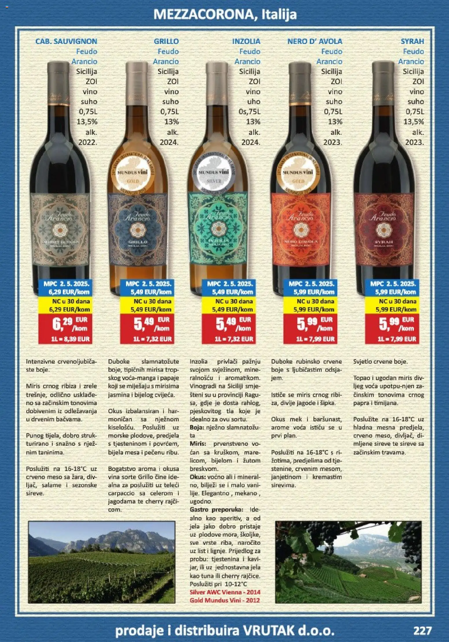 Vrutak katalog | vrijedi od 01.11.2025 | Stranica: 227 | Proizvodi: Miris, Meso, Jagode, Tjestenina