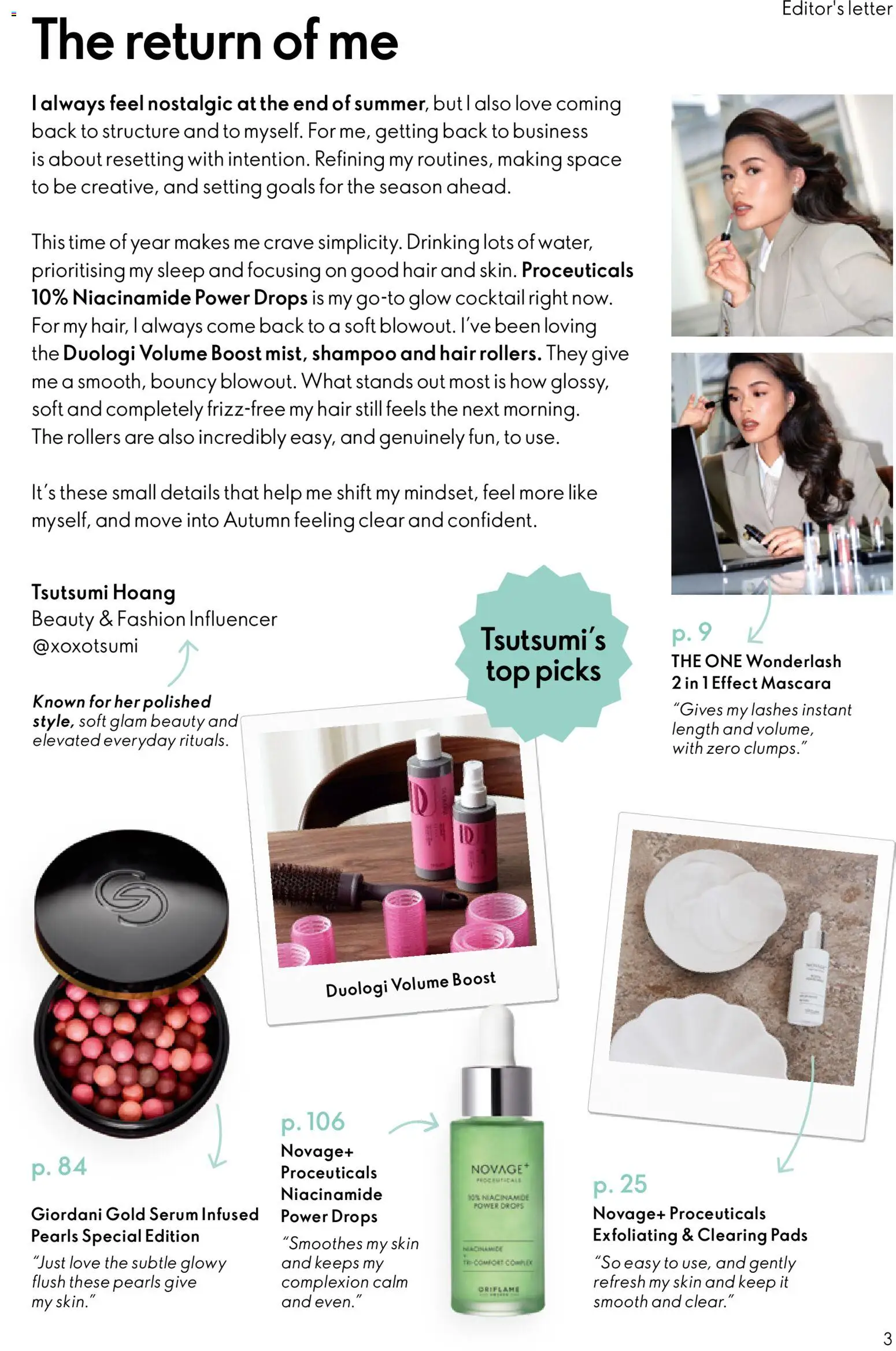 {H1} | Page: 3 | Products: Mascara, Shampoo