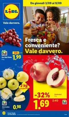 Anteprima del volantino Lidl volantino Fresca e conveniente valido a partire dal 03/09/2026