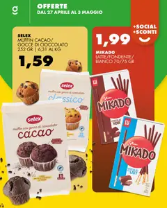 Anteprima del volantino GECOP volantino Social valido a partire dal 27.04.2026 | Pagina: 6 | Prodotti: Uova, Muffin, Cacao, Terra