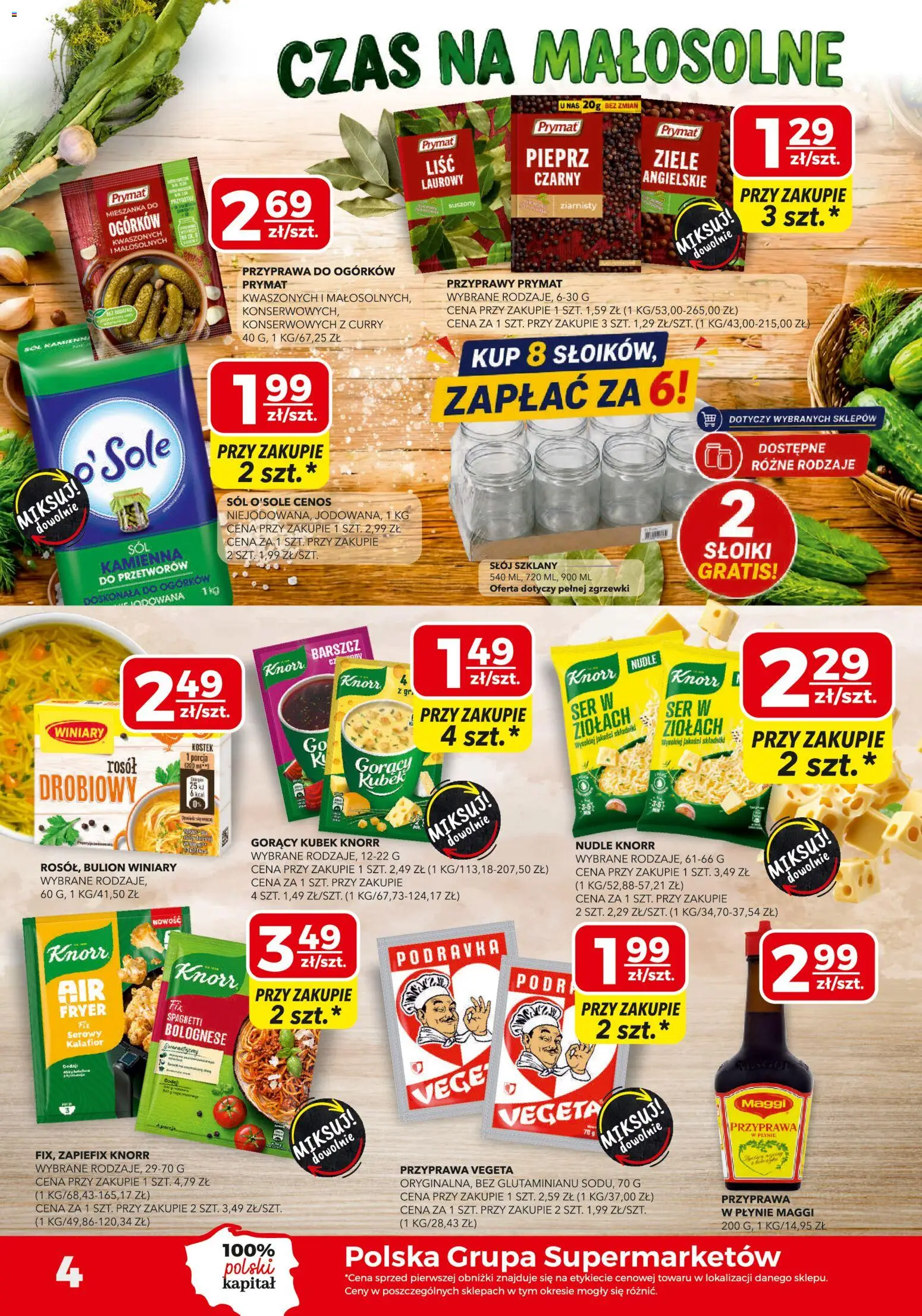 Top Market gazetka od 18.06.2026 | Strona: 4 | Produkty: Kalafior, Ser, Przyprawy, Pieprz