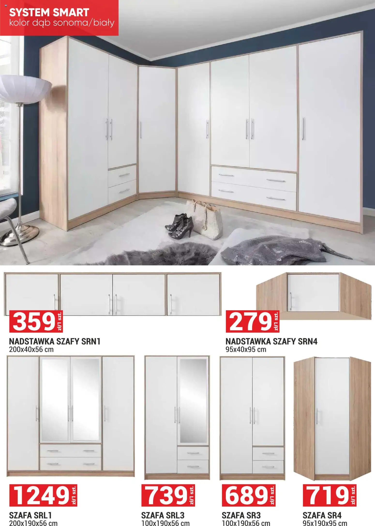 Merkury Market gazetka - Meble, Wypoczynki, Materace od 01.09.2026 | Strona: 39 | Produkty: Szafa