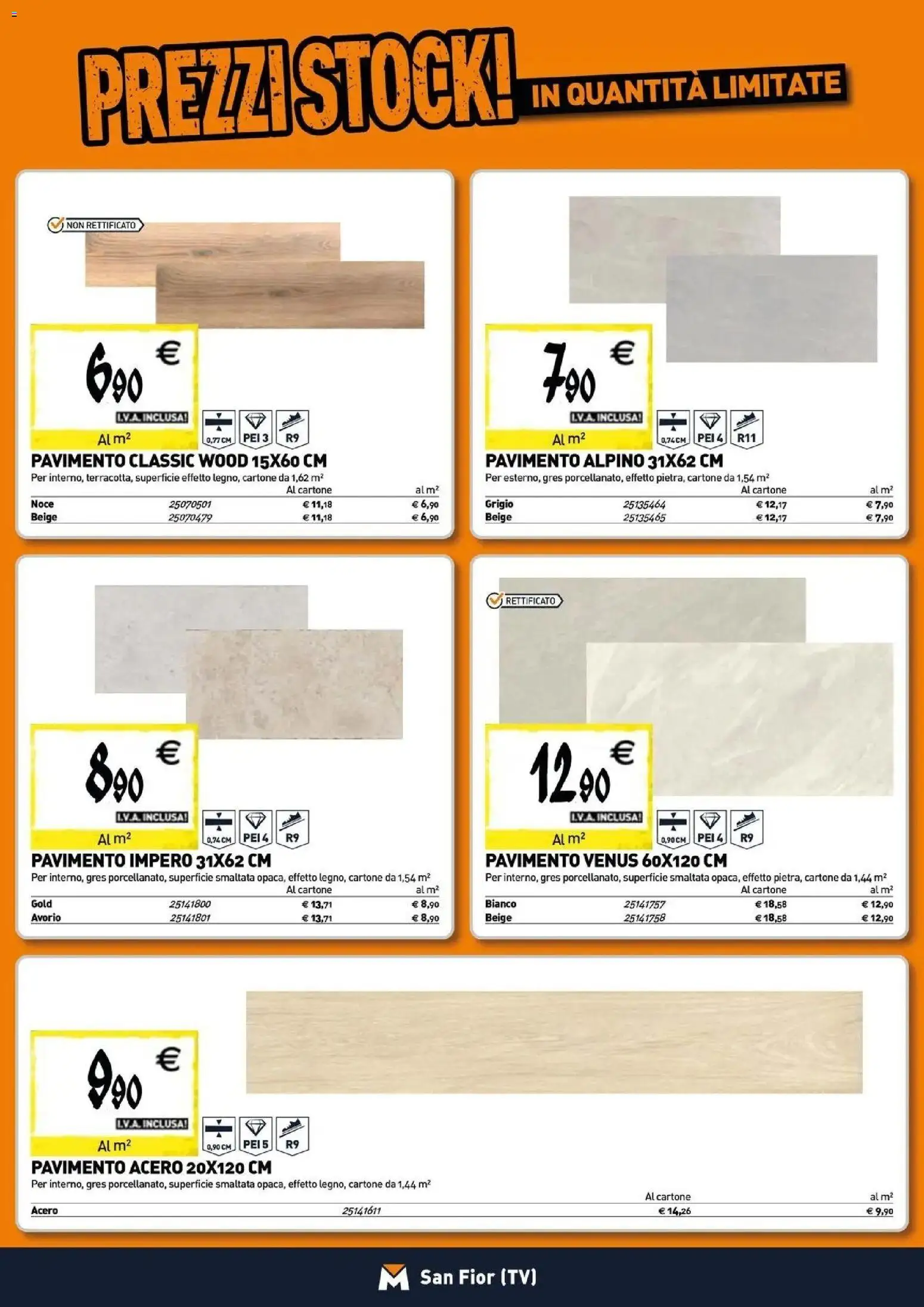 Nuovo TECNOMAT catalogo San Fior dal 27/08/2026 > offerte anteprima 🛍️ | Pagina: 12 | Prodotti: Pavimento, TV