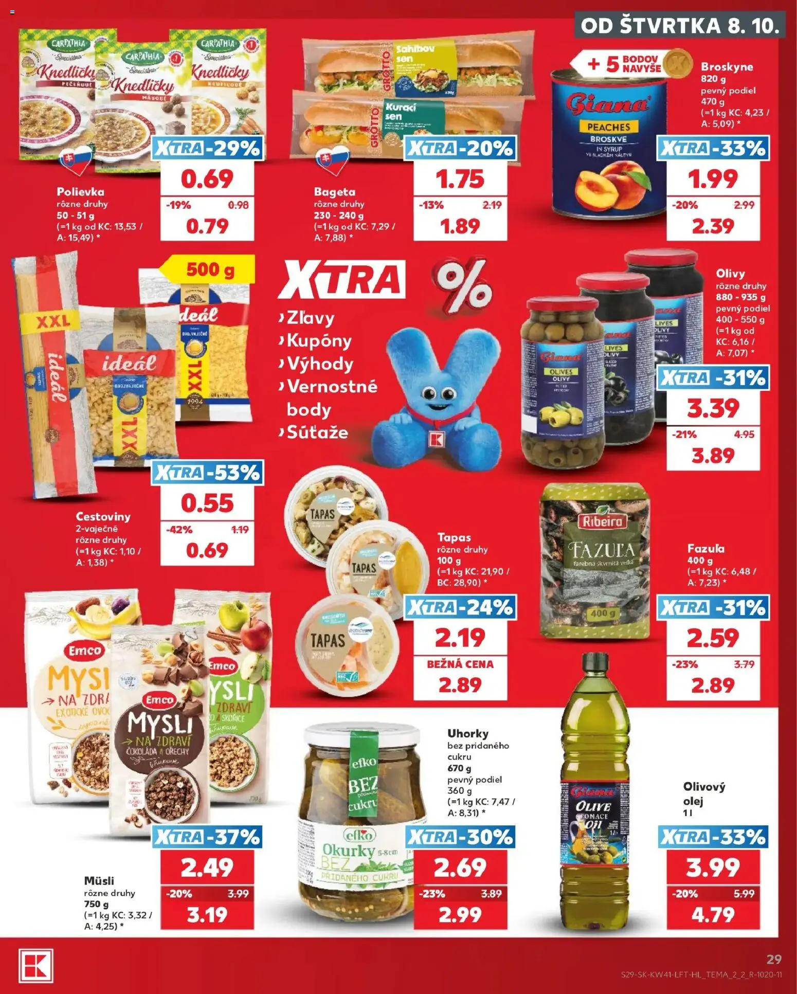 Kaufland SK akciós ujság - amely érvényes a következő dátumtól: 2026.10.08. | Oldal: 29 | Termékek: Body