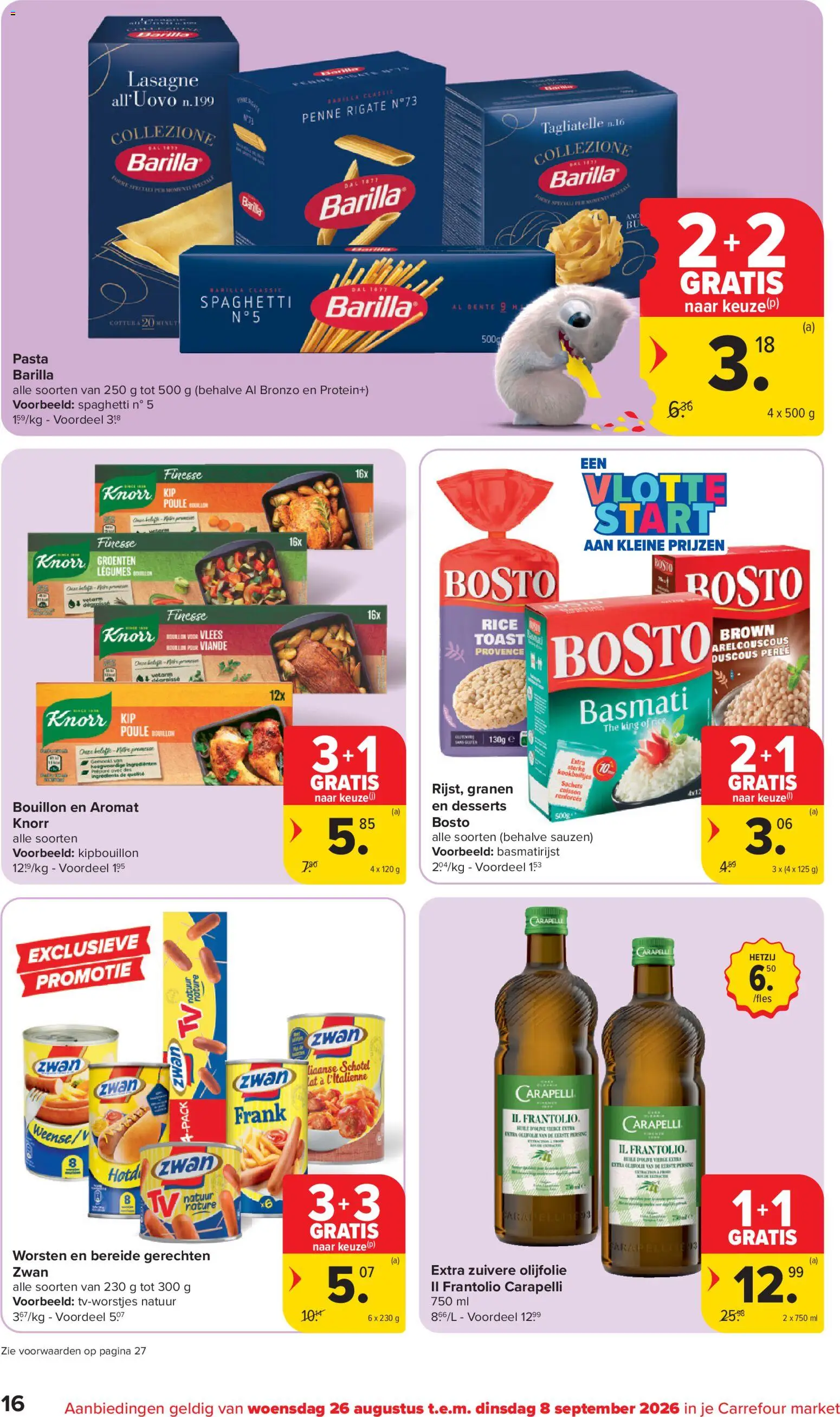 {H1} | Pagina: 16 | Producten: Fles, Olijfolie, Vlees, Granen