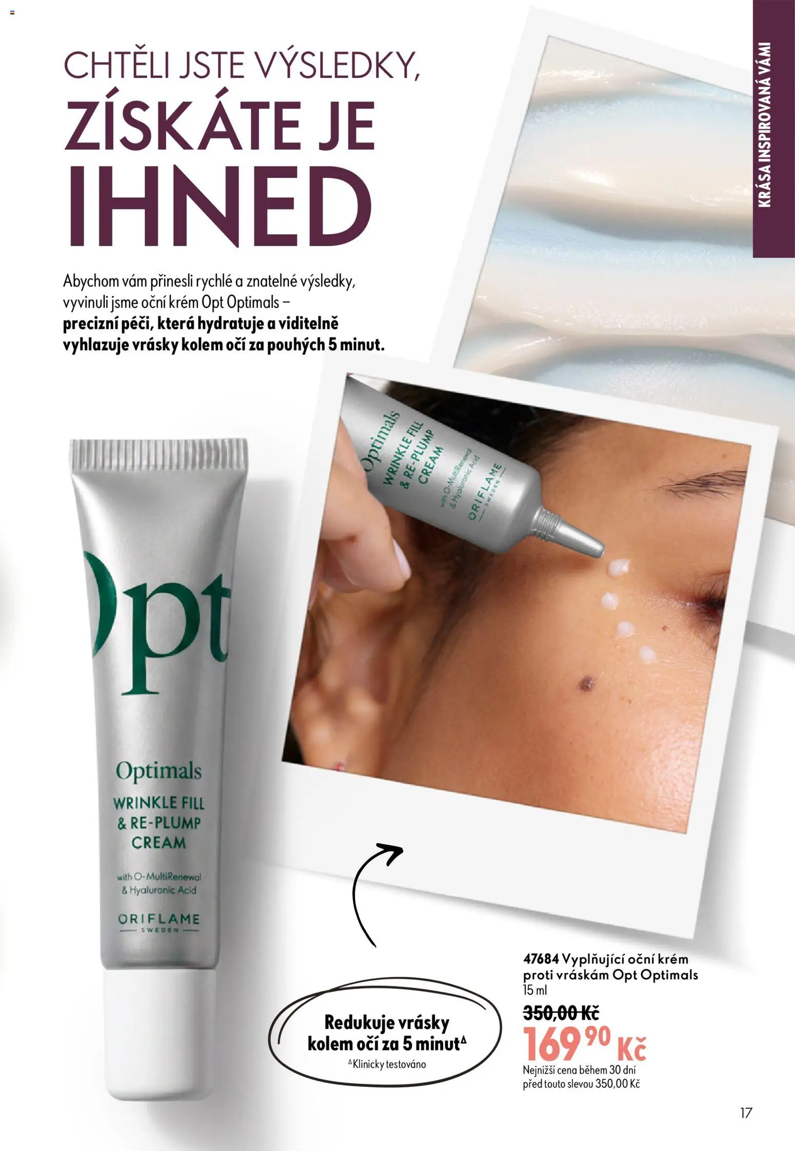Oriflame katalog č. 13/2026 od 09.09.2026 | Strana: 17 | Produkty: Krém