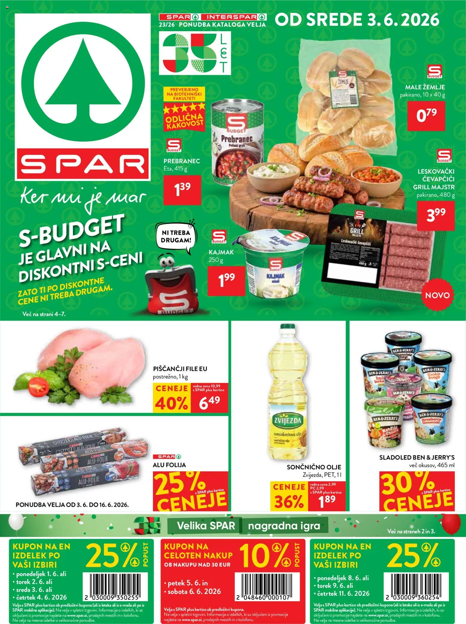 Novi Spar katalog ponudbe – veljaven od 03.06.2026 | Stran: 1