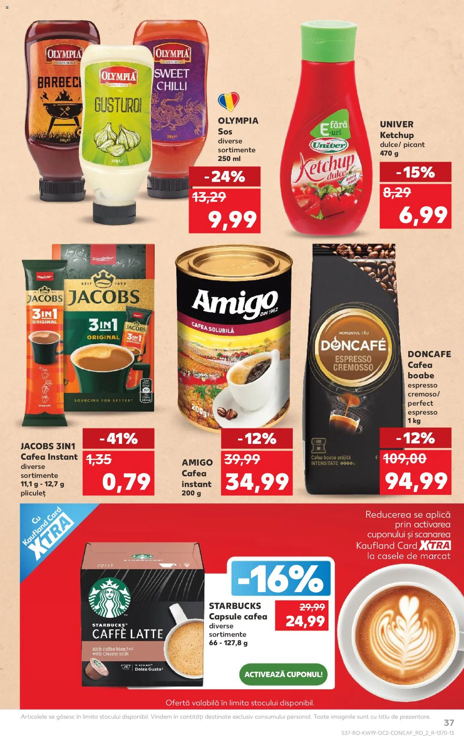 Noul catalog Kaufland – valabil de la 06.05.2026 | Pagină: 37 | Produse: Chilli, Köpek çiti, Cafea, Sos
