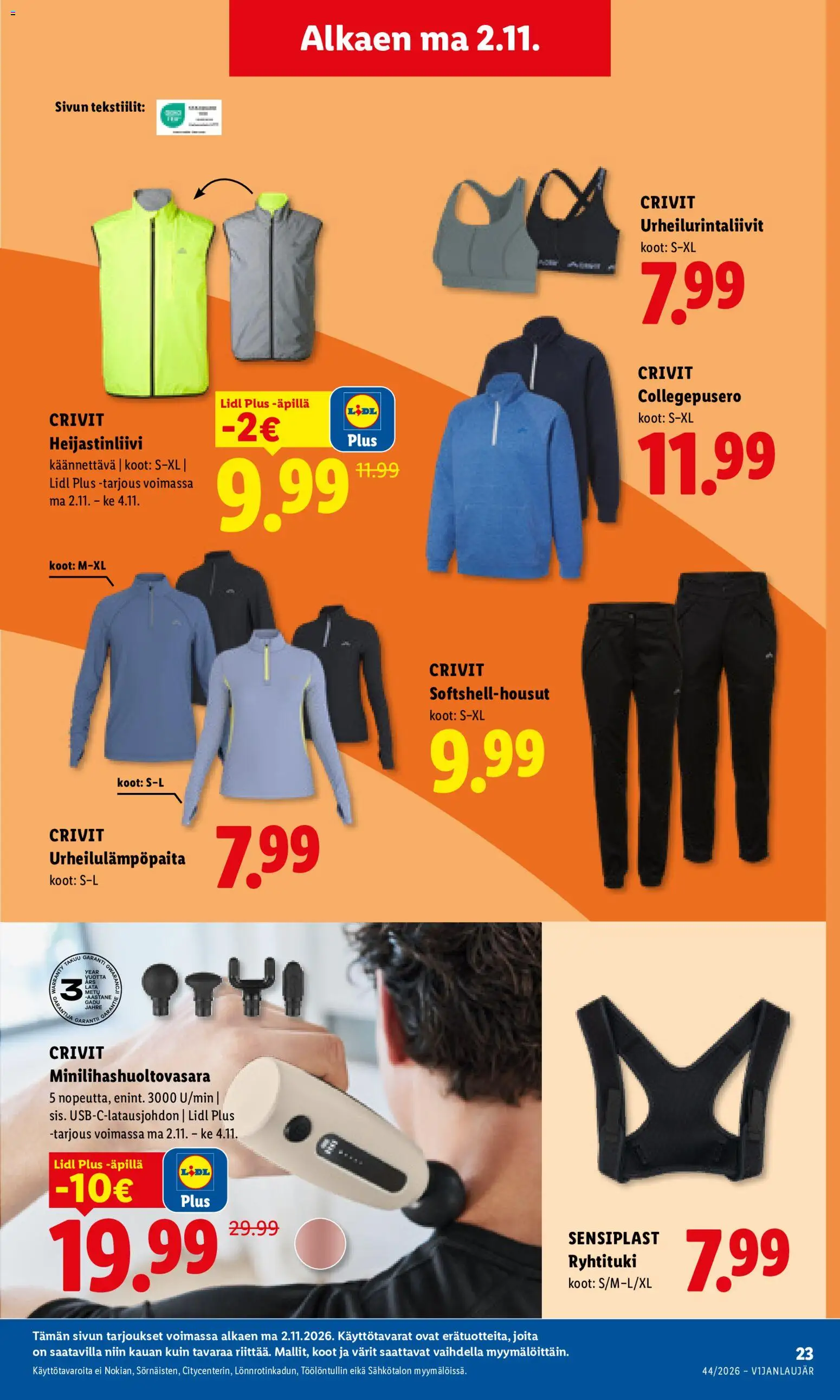 Lidl tarjoukset Helsinki – voimassa 02/11/2026 alkaen | Sivu: 22