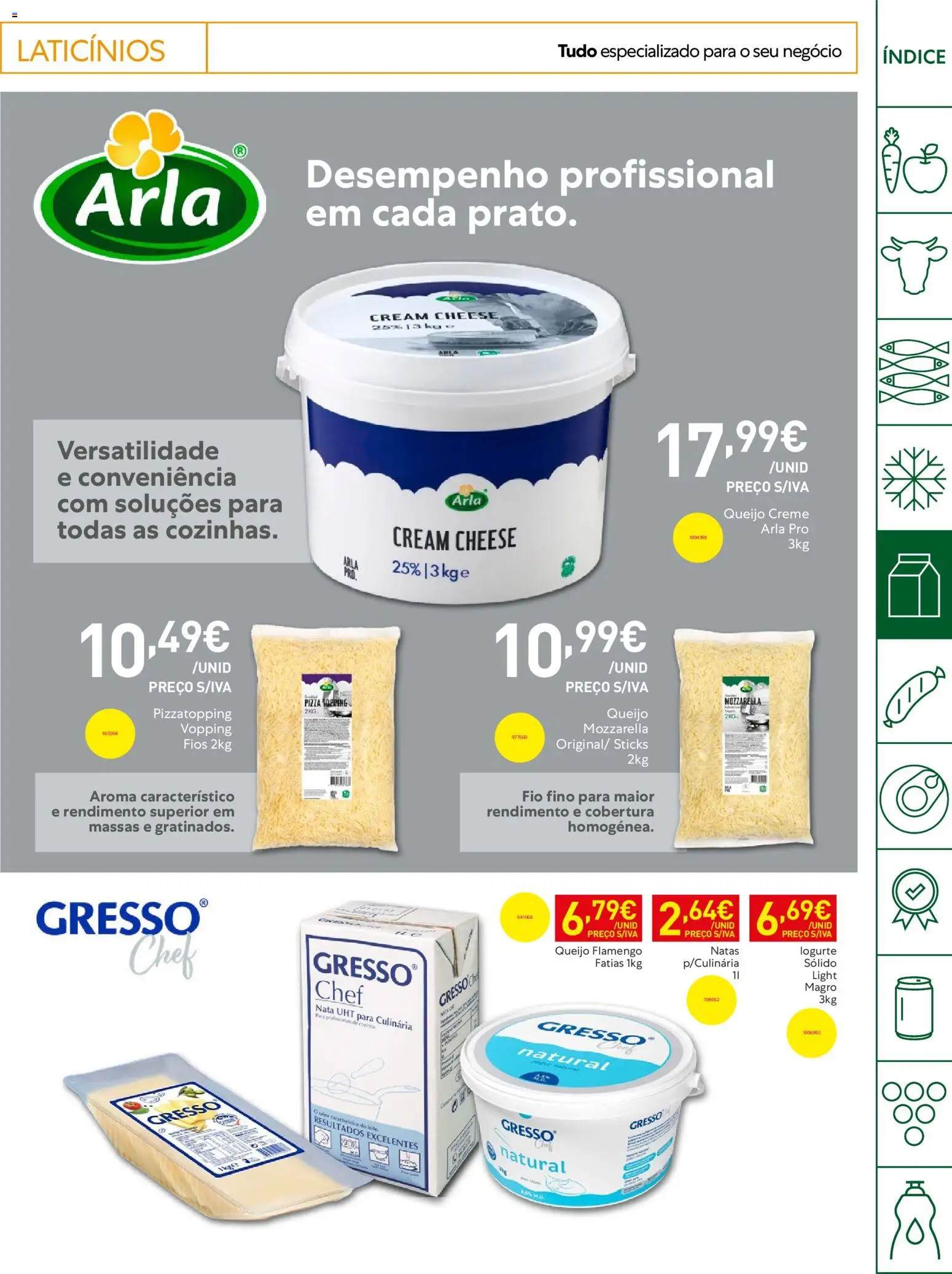 Recheio Horeca │ válido de 30/06/2026 | Página: 11 | Produtos: Cream cheese, Pizza, Nata, Creme