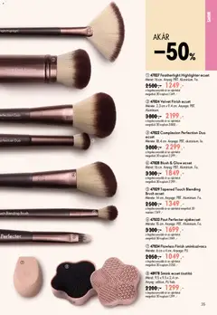 Katalógus Oriflame 2026/10 - amely érvényes a következő dátumtól: 2026.07.08. | Oldal: 35 | Termékek: Smink, Ecset