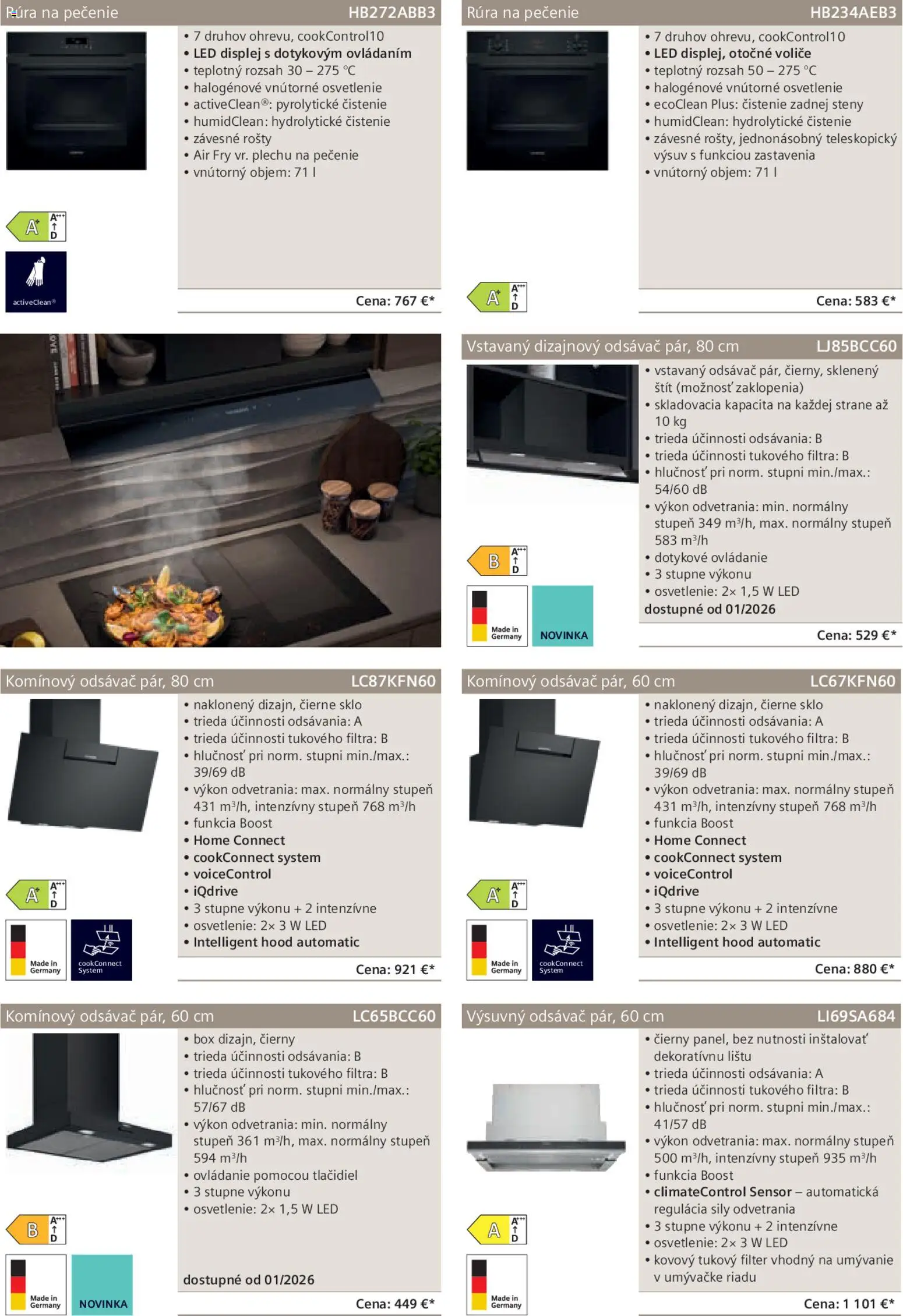 Nové XXXLutz akcie – leták je platný od 01.06.2026 | Strana: 4 | Produkty: Osvetlenie, Rúra na pečenie, Rúra, Led
