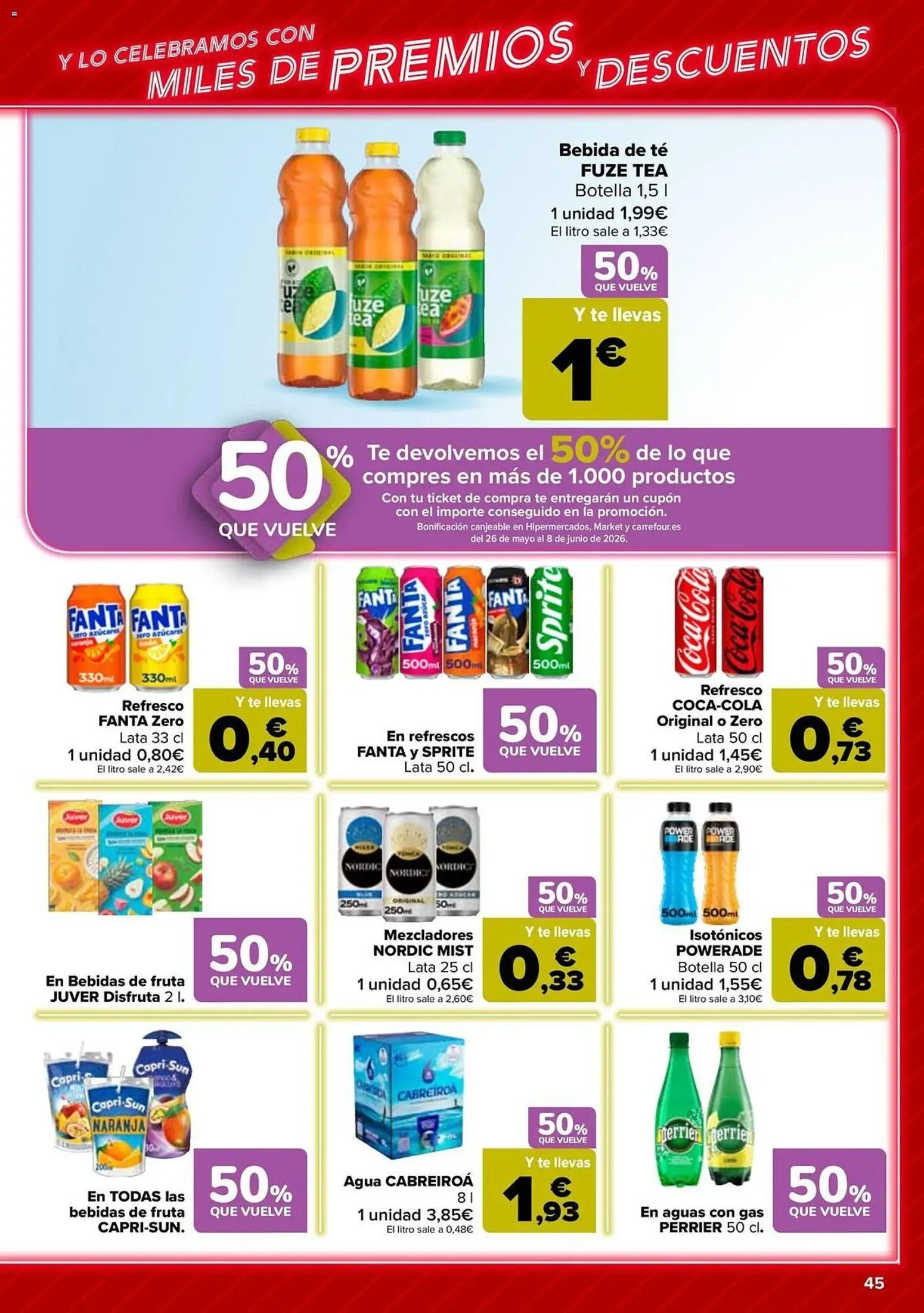 Carrefour folleto │ válido desde el 12.05.2026 | Página: 45 | Productos: Té, Πρίζες
