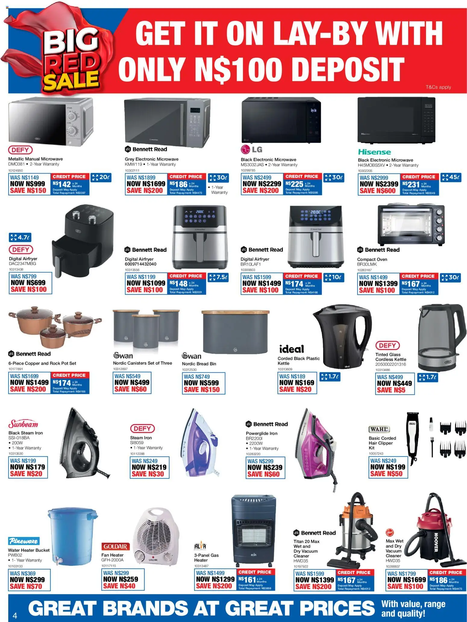 New OK Furniture catalogue – valid from 18.05.2026 | Page: 4 | Products: Oven, Fan heater, Microwave, Bread