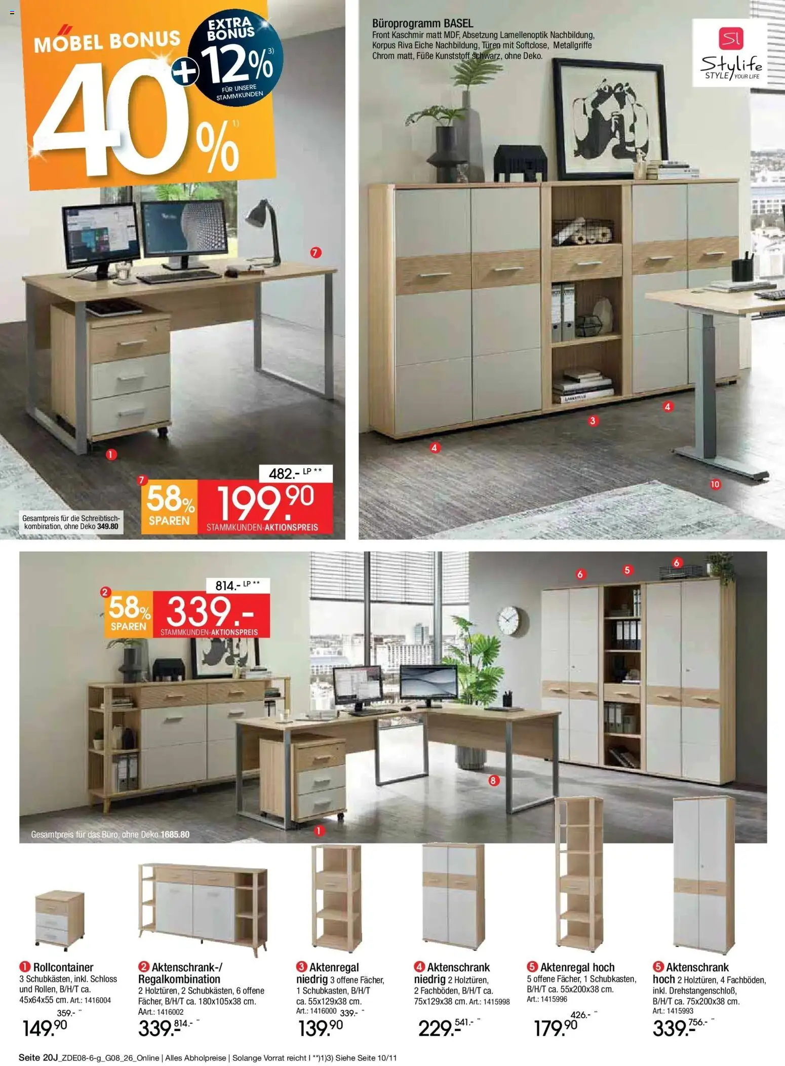 Zurbrüggen - Zurbrüggen: Bonus Sonder-Tage – gültig ab 31.07.2026 | Seite: 48 | Produkte: Rollcontainer, Aktenregal