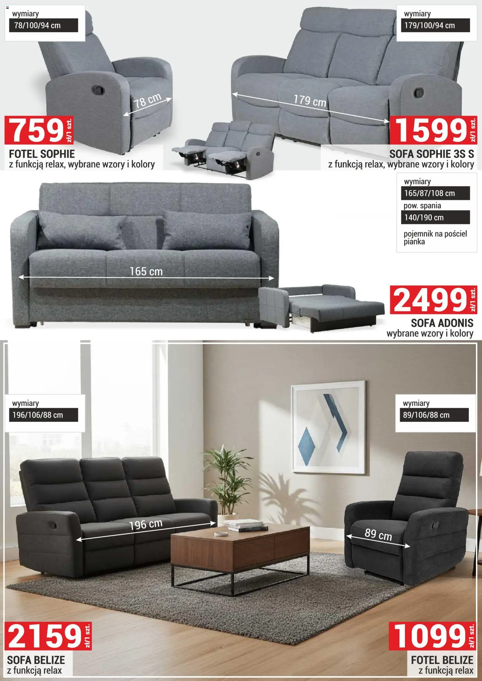 Merkury Market gazetka - Meble, Wypoczynki, Materace od 01.08.2026 | Strona: 21 | Produkty: Pościel, Sofa, Fotel